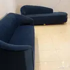 كنب اربع قطعة كبيرة وكلاسيكي وفخم ونظيف 600ريال