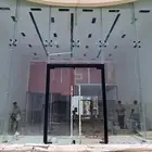 زجاج وجهات سكوريت معارض زجاج محلات تجارية ابواب زجاج وجهات