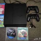 سوني 4 500 جيجا للبيع ب كامل أغراضه