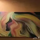لوحة فنيه جميله طباعه فاخرة مستورده