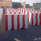 حواجز خرسانية نيوجرسي سفتي مصدات قواعد انارة