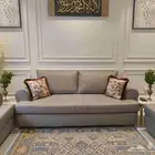 طقم كنب رمادي للبيع و غرفة نوم مقاس 180