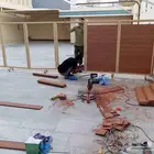 عمل حاجز متحرك بديل خشب