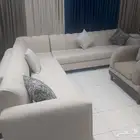 كنب حرف ال 3 في 3 قماش شانيل من افضل الاقمشه ولون جذاب