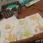 مدرسة رسم بعمل كورسات لتعليم الرسم والتلوين حضور واون لاين