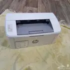 طابعه hpليزر ابيض اسود شبه جديده واسكوتر استعمال بسيط