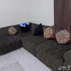 كنب 3 ونصف زاوية قوي ومتين مع سجادة