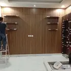 قبل وبعد. تركيب مشب شيبرد خشبي