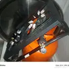 اسطوانه غاز مع مركب عينين مع راس منظم