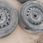 4جنوط حديد مقاس 14 تركب على يارس واكسنت وكيا ريو وسزوكي