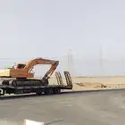 حفار(بوكلين)للايجار اليومي والشهري ومقاولات حفر اراضي وهدد