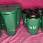 أكواب هاف مليون خضراء بارد وحار