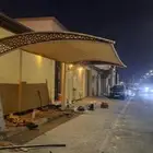 مضلات سواتر خيام برجولات هناجر جلسات خارجيه غرف زجاجيه