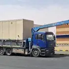 نقل بيوت جاهزه كرفانات بركسات كرين ونش سطحه تريله سحب صوالين