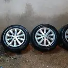 جنوط كامري مع الكفرات مقاس 16 نظيفه