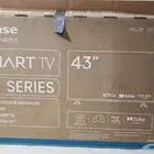 شاشة تلفزيون هايسنس 43 بوصة استخدام شهرين فقط بسعر 600 ريال