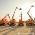 ابو احمد لتاجير المعدات الثقيله كرينات جميع انواعها