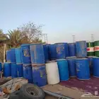 براميل بلاستيك للبيع السعر النهائي 40ريال للبرميل الواحد