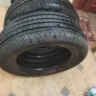 كفرات اثنين شبه جديده مقاس 16 بسعر رمزي مقاس 215 60 16