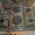 غاز 6 شعله ستانليس ستيل ماركة سوبر جنرال استخدام بسيط