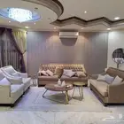 طقم كنب قطعتين كبار و قطعتين لحالهم