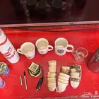 مجموعة كأسات شعارات متعدده للشاهي والمناسبات