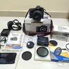 كاميرا كانون Canon D70 مع العدسة والعديد من الملحقات