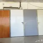 تفصيل ابواب خشب بجميع انواعها ودبليو بي سي