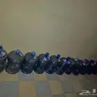 قوارير مياه برادة