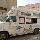 سيارة الايس كريم للبيع مديل 87 آلات آيس كريم اثنين لون ثلاث