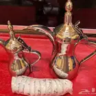 دلتين كوريات وفناجيل تراثية ختم أحمر حجم صغير
