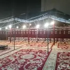 تأجير بيوت شعر جميع المقاسات متوفره