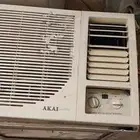 مكيف شباك حار وبارد تلاجه بدون اي عيوب 1.5