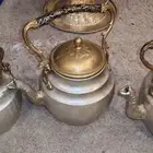 طقم براد شاي مع دله نحاس وطقم برادات شاي نحاس من النوادر