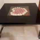 طاولة طعام من مفروشات ديموس لوحة رسم كبيره جديده