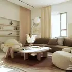 تصميم صاله معيشه