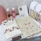 سجاد وشرشف صلاه ومصحف وعطر بوكس متكامل كهديه