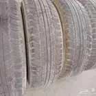كفرات دنلوب هيلكس سلق 225علا70جنط 17مستخدم نضيف