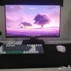 كمبيوتر العاب pc gaming مع شاشة 200 hz وكبورد و ماوس وهدية