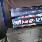 تلفزيون TCL الذكي 55 بوصة شاشة به بعض الخطوط وحالته جيدة رقم