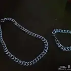 خواتم وسلسلة واسواره كلهم فضه بل اضافه الا ساعه كوارتز