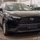 تويوتا كورلا كروس ( 2025 )نص فل بنزين اصفارجديد بطاقة جمركية