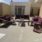 كراسي حديد مرتفعة بكج كامل كراسي خارجية