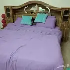 على السوم غرفه نوم ودولاب وتلفزيون