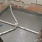 تنفيذ عازل اسمنتي للحمامات