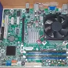 Motherboard with processor and RAM