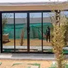 almunium double glass