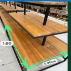 رف محلات رفوف وسطيه خشب سويدي عدد4