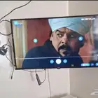 شاشه 43 بوصه و رسيفر و طبق دش مع العدسه 2 مخرج و أسلاك دش