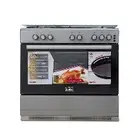 فرن سيمفر 60 90 سم 5 عيون غاز اشعال ذاتي F9502SGWHM-SMF01